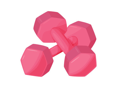 Dumbbells for home and gym workout. Dumbbells for sports exercises with free weights.