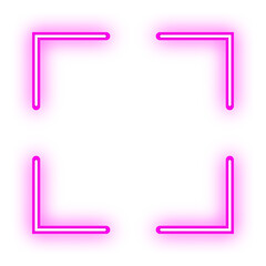 neon square split frame