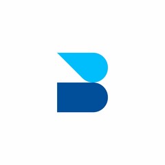 letter B logo design concept