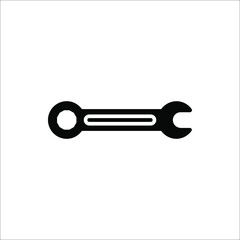 Wrench Icon Vector on white background