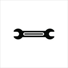 Wrench Icon Vector on white background