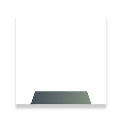 gradient white square frame