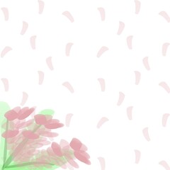 pink flowers background