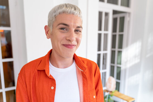 Portrait Of Transgender Man - Powered by Adobe