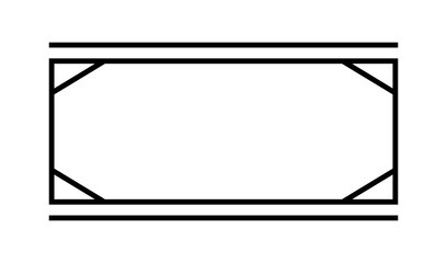 abstract rectangle frame