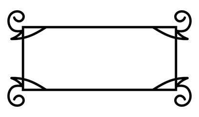 abstract rectangle frame