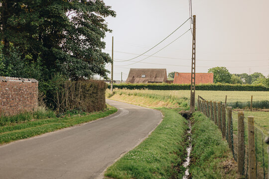 Zulte, belgium 2022-06-20: the village Zulte of the country belgium during the summer