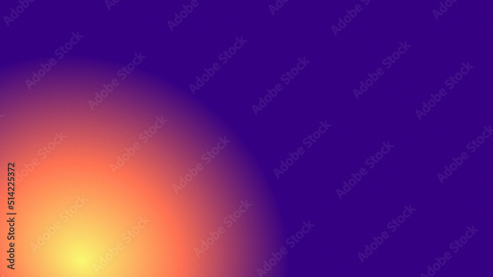 Wall mural blue and orange cosmic gradient background