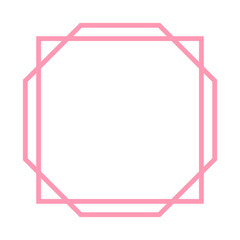 colorful geometric frame