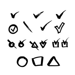 체크마크 check_marks-02. 캘리그래피