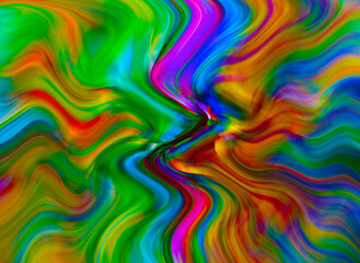 Fototapeta premium Full color flow zigzag trendy background. Background for presentation, brochure, booklet, poster,