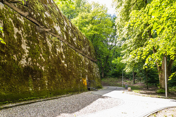 Hermann Goring's bunker in Wolf's Lair. Former war headquarters of Adolf Hitler in Poland