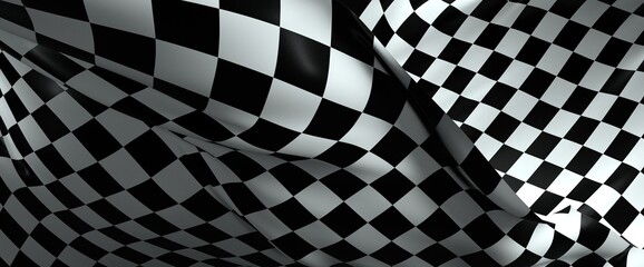 Obraz premium checkered flag, end race background