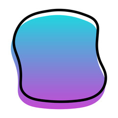 gradient abstract banner frame