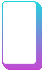 gradient rectangle box frame
