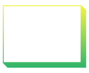 gradient rectangle box frame
