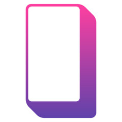 gradient rectangle box frame