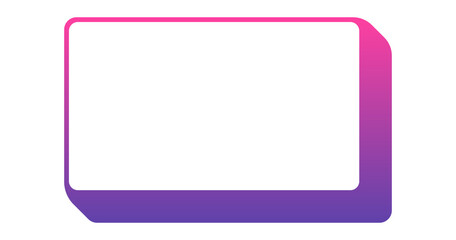 Fototapeta premium gradient rectangle box frame 
