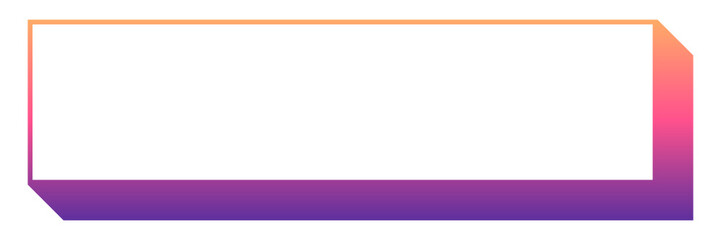 gradient rectangle box frame
