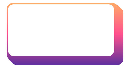 gradient rectangle box frame

