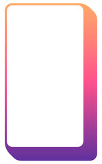gradient rectangle box frame
