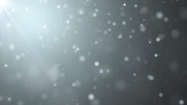 fantasy animated particles white background loop
