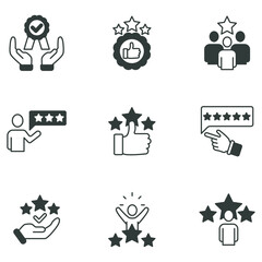 best choice icons set . best choice pack symbol vector elements for infographic web