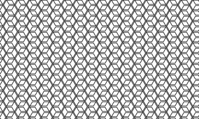 Fototapeta premium hexagon and diamond combine black and white