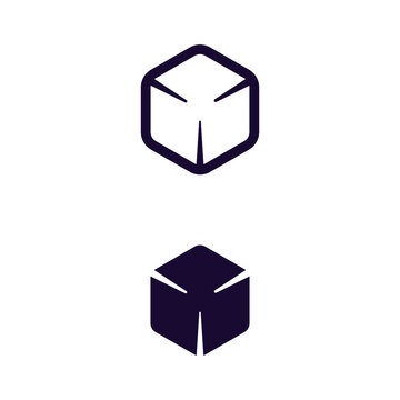 dice  simple logo vector illustration design template