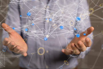 conference Digital Network and data concept 3d