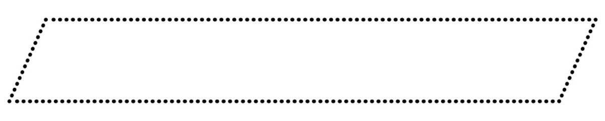 dashed line long frame