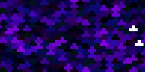 Dark Pink, Blue vector background with rectangles.