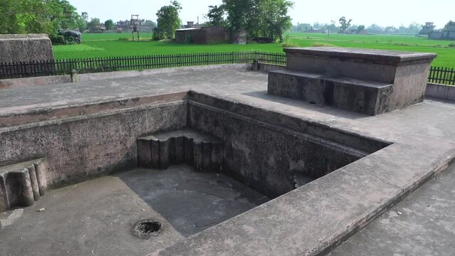 "Takht-I-Akbari" historical place where emperor Akbar was coronated after the death of his father. The monument is conserved by the Archaeological Survey of India.