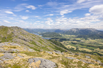 Hike to Mardal mountain in Soemna , Northern Norway- Europe