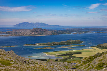 Hike to Mardal mountain in Soemna , Northern Norway- Europe