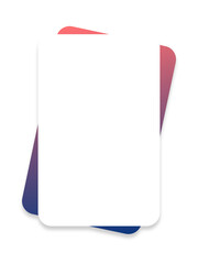 gradient infographic card