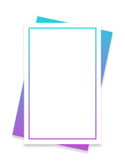 gradient infographic card