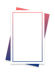 gradient infographic card