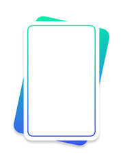 gradient infographic card