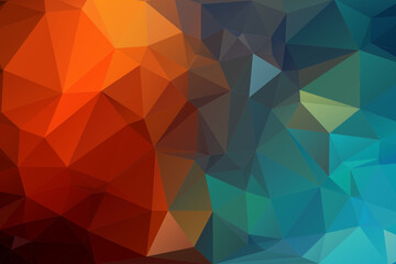 Geometric Abstract Background Low Poly Design