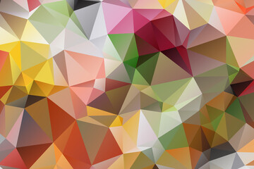 Fototapeta premium Geometric Abstract Background Low Poly Design