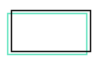 colorful rectangle frame