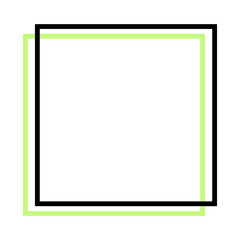 colorful square frame