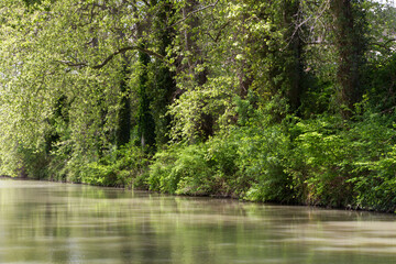 canal du midi, france.