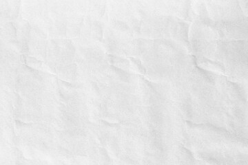 Naklejka na ściany i meble white crumpled paper background texture macro closeup