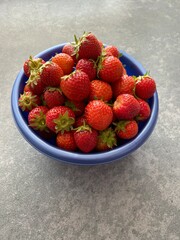 Strawberries on a plate
