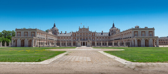 Palacio Real de Aranjuez dentro de la Comunidad de Madrid.