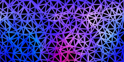 Light blue, red vector polygonal backdrop.