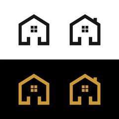 clean house logo for real estate company
