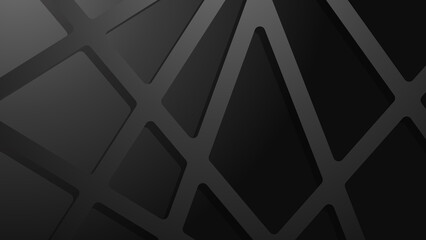 Abstract black background. Vector abstract graphic design banner pattern background template.